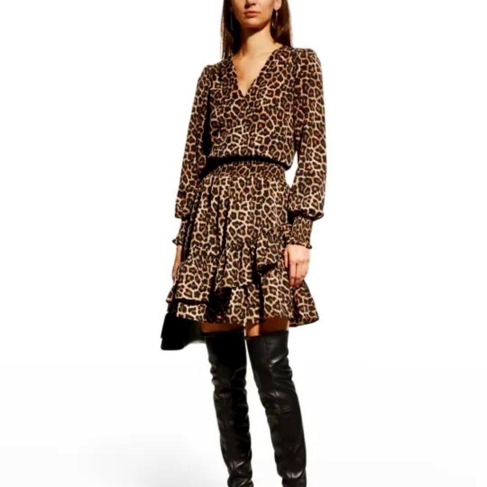 MICHAEL KORS  Nubian Julia Leopard-Print Dress